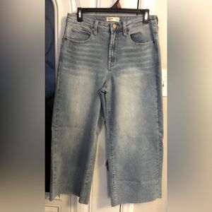 Cropped wide leg size 6 Oak jeans
